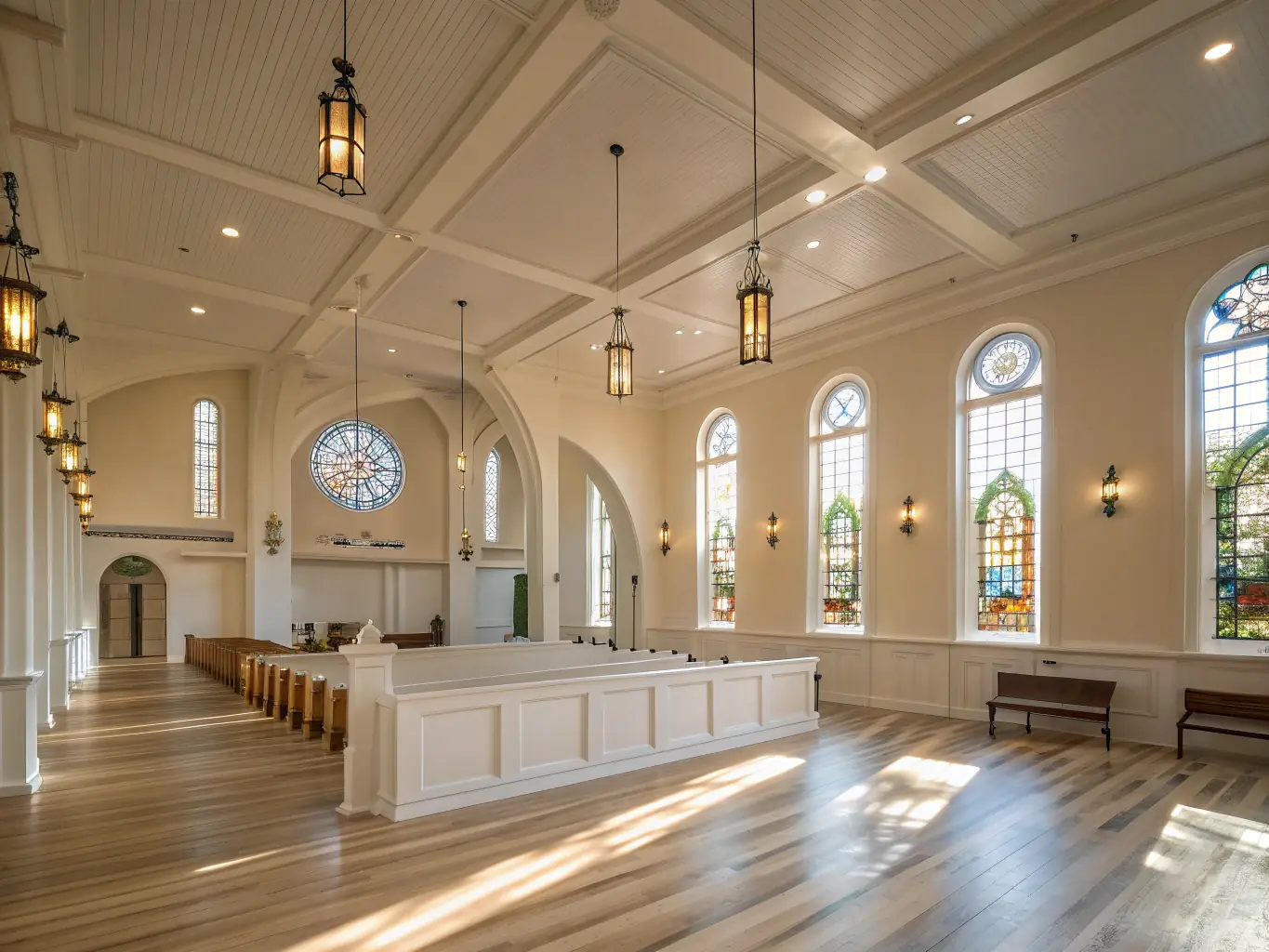 An image of the church's altar, showcasing its ornate design and religious significance.